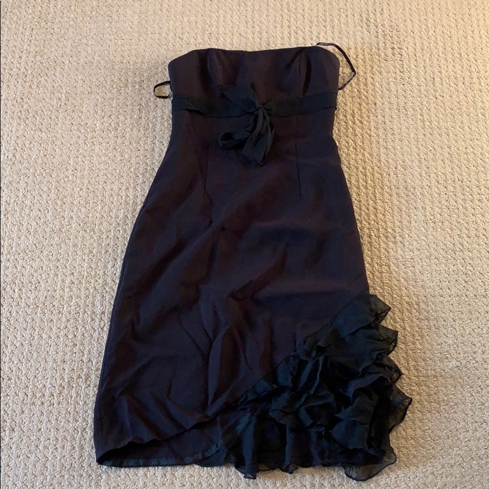 Black Short Strapless